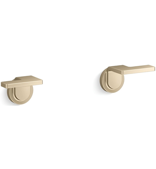 Tay cầm vòi bồn tắm âm tường màu nickel Kallista P34239-LV-SN