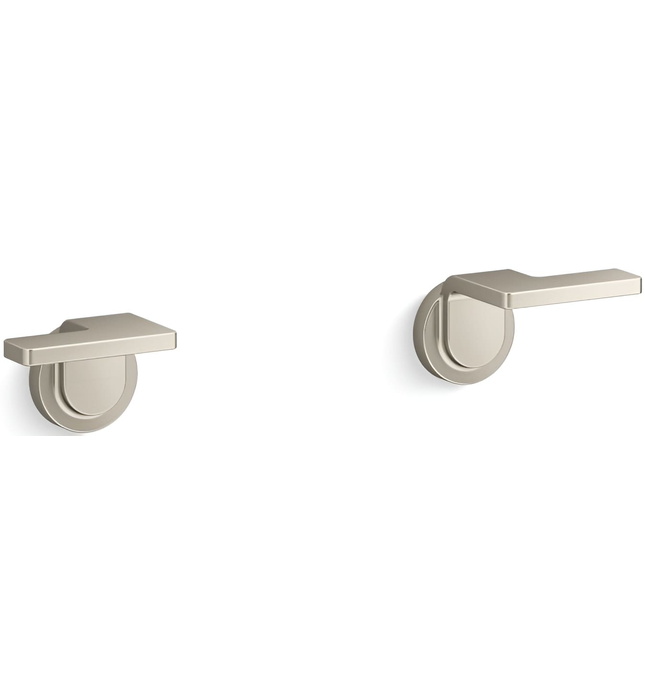 Tay cầm vòi bồn tắm âm tường màu nickel Kallista P34239-LV-SN