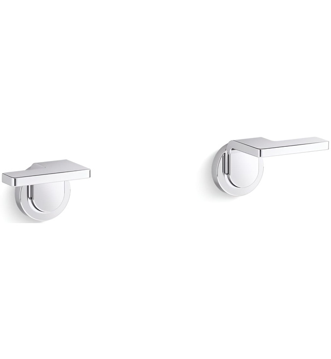 Tay cầm vòi bồn tắm âm tường màu nickel Kallista P34239-LV-SN