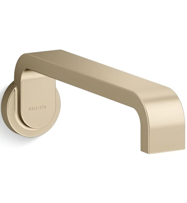 Vòi xả bồn tắm gắn tường màu nickel Kallista P34240-00-SN