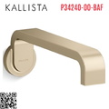 Vòi xả bồn tắm gắn tường màu vàng Kallista P34240-00-BAF
