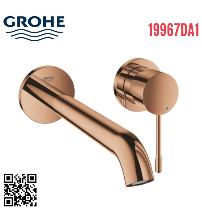 Vòi Chậu Lavabo Nóng Lạnh Âm Tường Đức Grohe 19967DA1