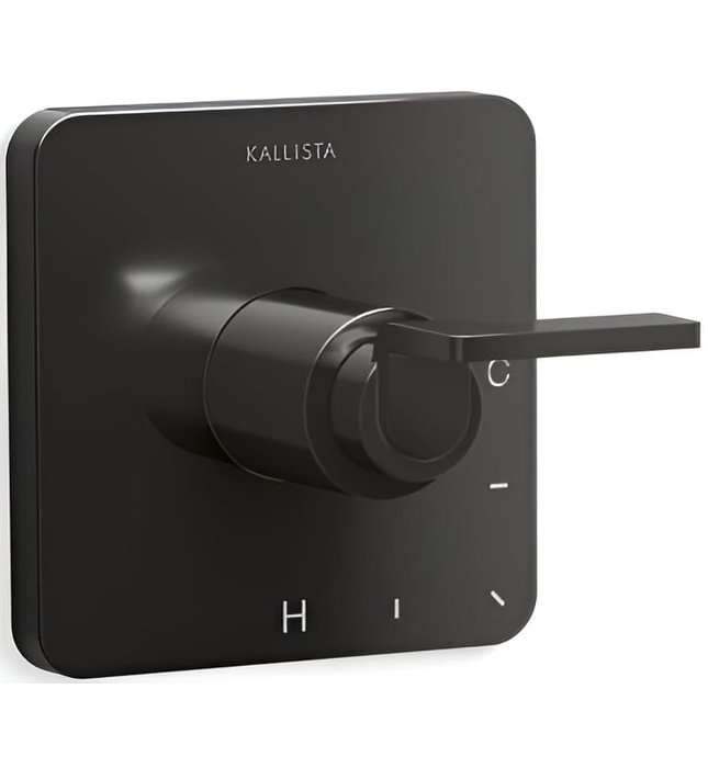 Mặt nạ điều khiển đơn sen tắm màu vàng Kallista P34241-LV-BAF