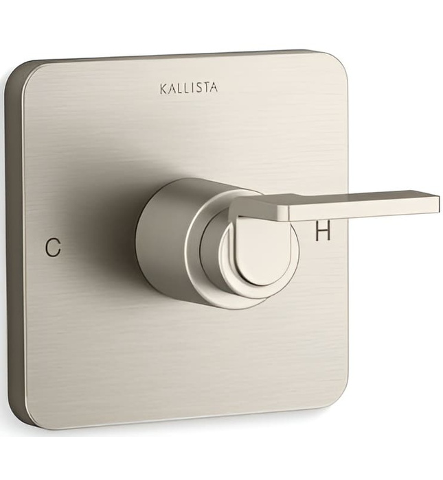 Mặt nạ điều chỉnh nhiệt độ sen tắm màu vàng Kallista P34242-LV-BAF