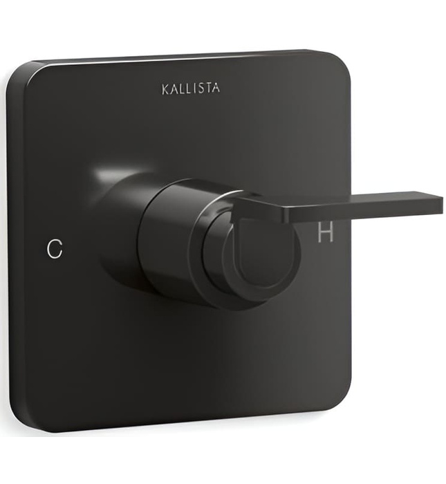 Mặt nạ điều chỉnh nhiệt độ sen tắm màu vàng Kallista P34242-LV-BAF