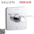 Mặt nạ điều khiển đơn sen tắm màu chrome Kallista P34241-LV-CP
