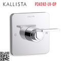 Mặt nạ điều chỉnh nhiệt độ sen tắm màu chrome Kallista P34242-LV-CP