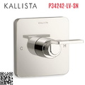 Mặt nạ điều chỉnh nhiệt độ sen tắm màu nickel Kallista P34242-LV-SN