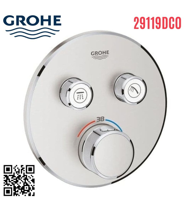 Bộ Trộn Vòi Sen Nhập Khẩu Đức Grohe 29119DC0