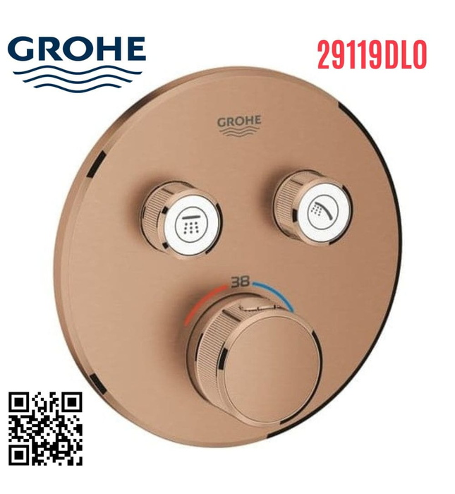 Bộ Trộn Vòi Sen Nhập Khẩu Đức Grohe 29119DL0 