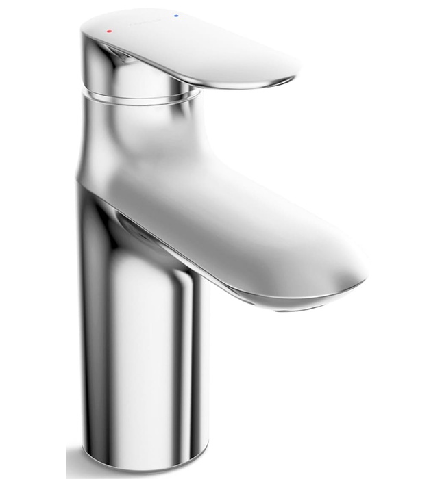 Vòi lavabo rửa mặt nóng lạnh 1 chân tháp Kohler K-98827T-4-CP