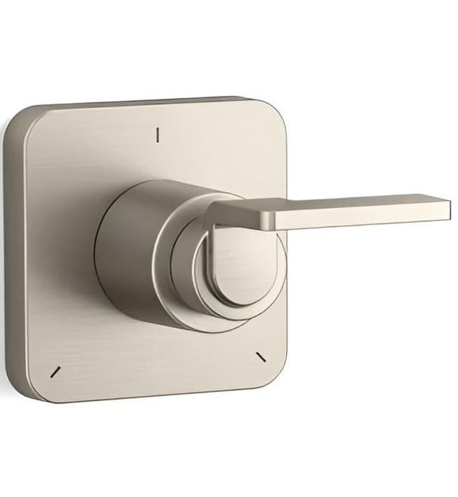 Mặt nạ chuyển đổi hướng dòng nước sen tắm màu chrome Kallista P34243-LV-CP