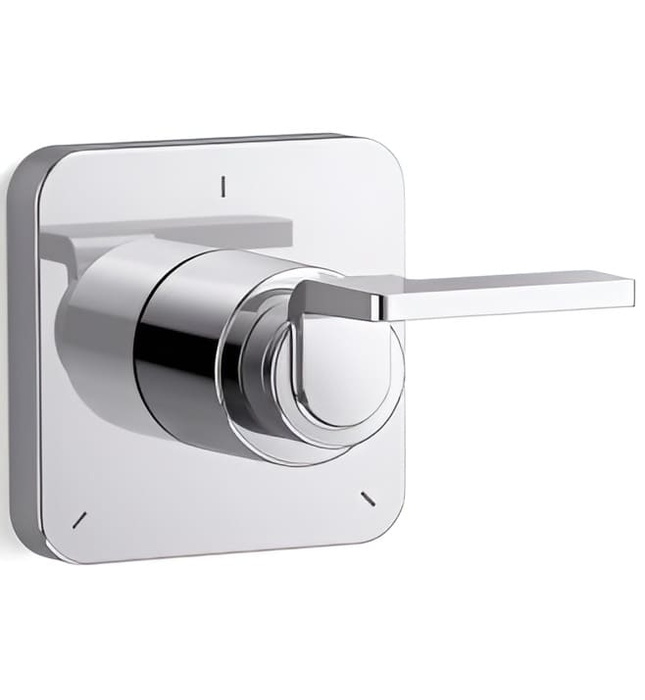 Mặt nạ chuyển đổi hướng dòng nước sen tắm màu chrome Kallista P34243-LV-CP