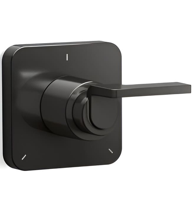 Mặt nạ chuyển đổi hướng dòng nước sen tắm màu nickel Kallista P34243-LV-BN