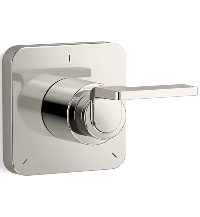 Mặt nạ chuyển đổi hướng dòng nước sen tắm màu vàng Kallista P34243-LV-BAF