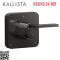 Mặt nạ chuyển đổi hướng dòng nước sen tắm màu đen Kallista P34243-LV-PGP