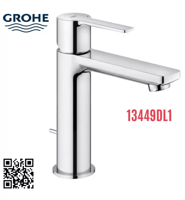 Vòi Chậu Lavabo Nóng Lạnh 1 Lỗ Đức Grohe 13449DL1