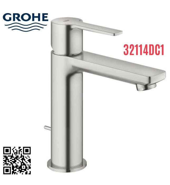 Vòi Chậu Lavabo Nóng Lạnh 1 Lỗ Đức Grohe 32114DC1