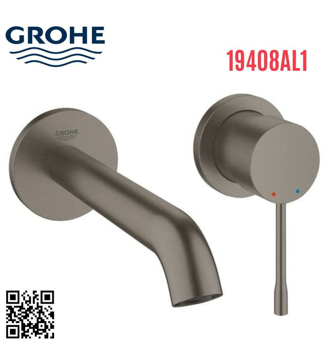 Vòi Chậu Lavabo Nóng Lạnh Âm Tường Đức Grohe 19408AL1