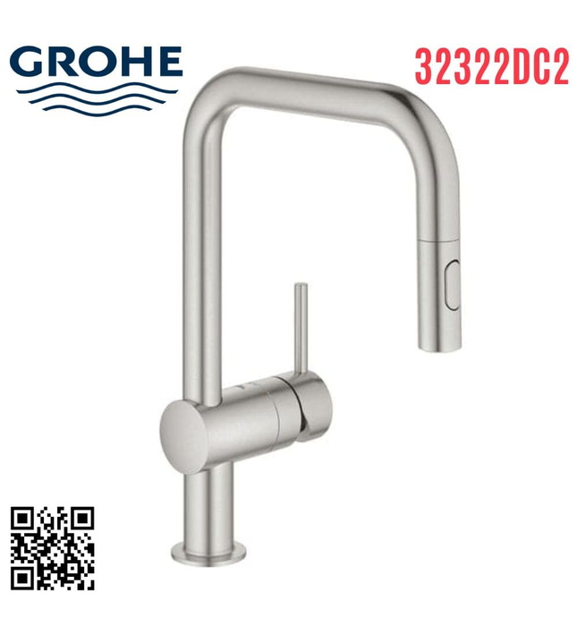 Vòi Chậu Rửa Bát Nóng Lạnh Đức Grohe 32322DC2