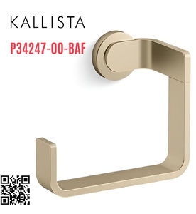 Móc treo khăn màu vàng Kallista P34247-00-BAF