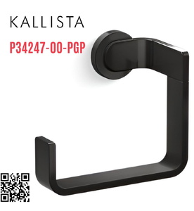 Móc treo khăn màu đen Kallista P34247-00-PGP