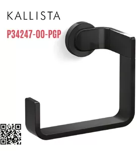 Móc treo khăn màu đen Kallista P34247-00-PGP