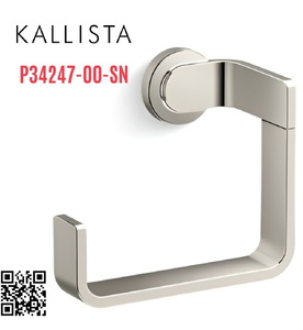 Móc treo khăn màu nickel Kallista P34247-00-SN