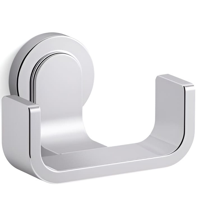 Móc treo tường đôi màu nickel Kallista P34248-00-SN