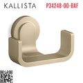 Móc treo tường đôi màu vàng Kallista P34248-00-BAF