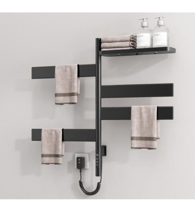 Giàn sấy khăn màu đen thông mình kết nối Wifi Miken G69B-Wifi 