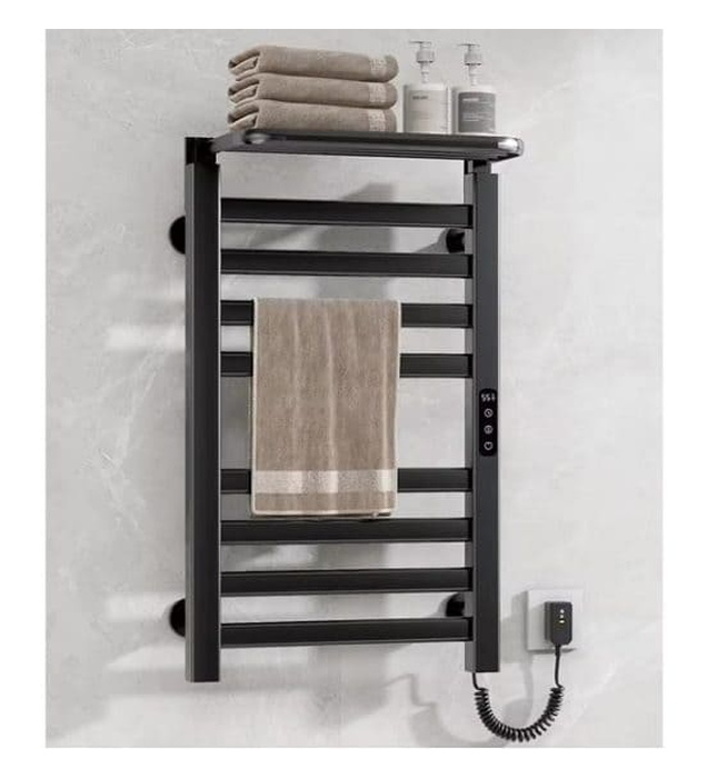 Giàn sấy khăn mặt khăn tắm màu đen Miken R395B-Wifi