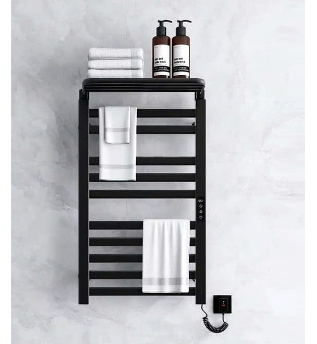 Giàn sấy khăn màu đen kết nối APP điện thoại thông minh Miken R396B-Wifi