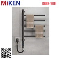 Giàn sấy khăn màu đen kết nối APP điện thoại thông minh Miken G63B-Wifi