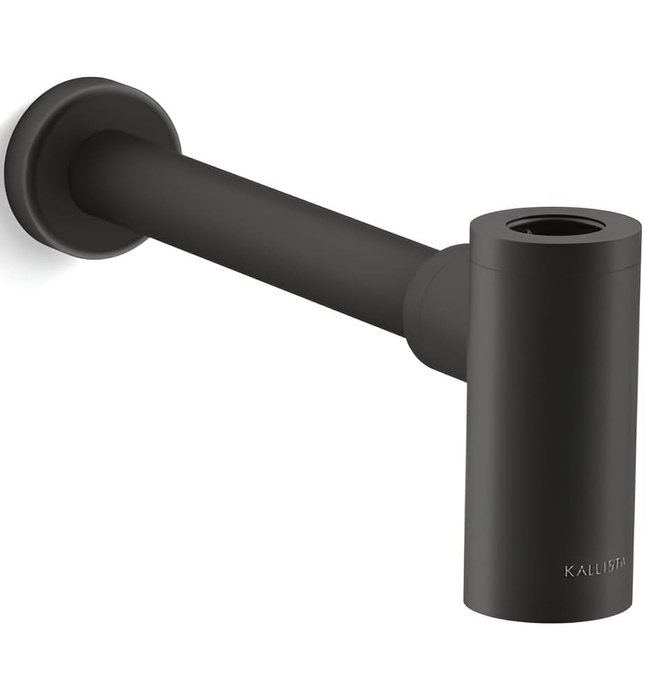 Ống thoát chữ T chậu lavabo màu đen Kallista P21688-00-BL