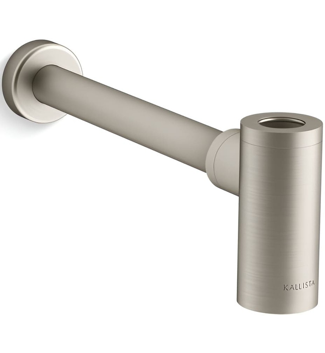 Ống thoát chữ T chậu lavabo màu đen Kallista P21688-00-PGP