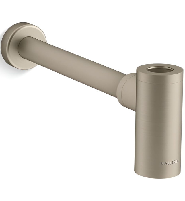 Ống thoát chữ T chậu lavabo màu đen Kallista P21688-00-PGP