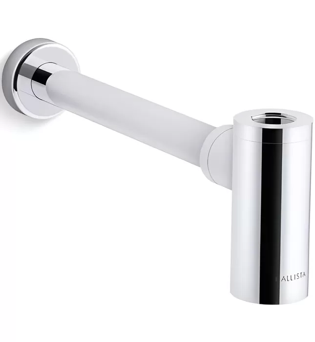 Ống thoát chữ T chậu lavabo màu xám đen Kallista P21688-00-GN