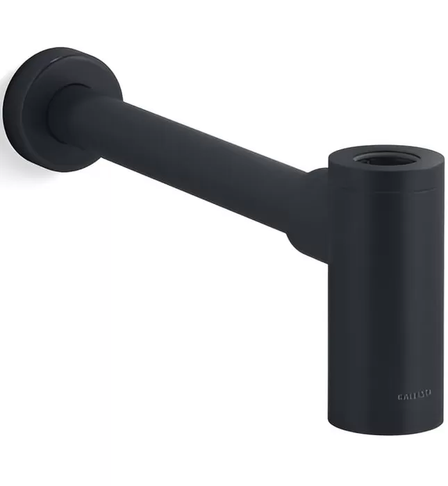 Ống thoát chữ T chậu lavabo màu xám đen Kallista P21688-00-GN