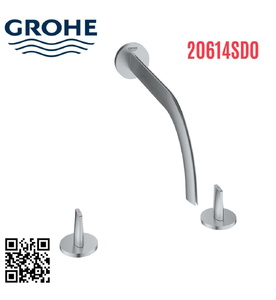 Vòi Chậu Lavabo Nóng Lạnh Âm Tường Đức Grohe 20614SD0