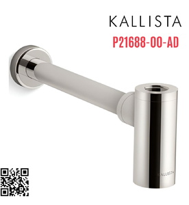 Ống thoát chữ T chậu lavabo màu nickel Kallista P21688-00-AD