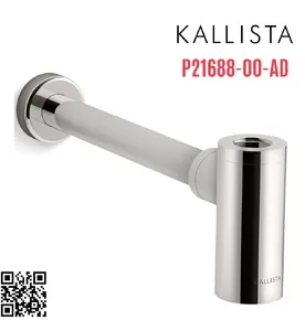 Ống thoát chữ T chậu lavabo màu nickel Kallista P21688-00-AD