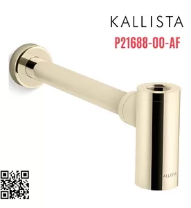 Ống thoát chữ T chậu lavabo màu vàng Kallista P21688-00-AF