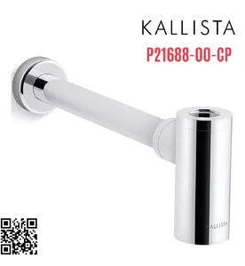 Ống thoát chữ T chậu lavabo màu chrome Kallista P21688-00-CP
