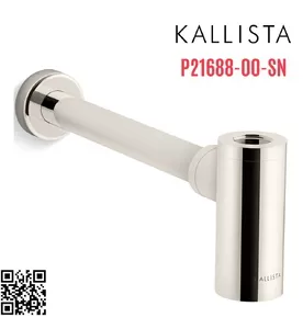 Ống thoát chữ T chậu lavabo màu đen Kallista P21688-00-SN