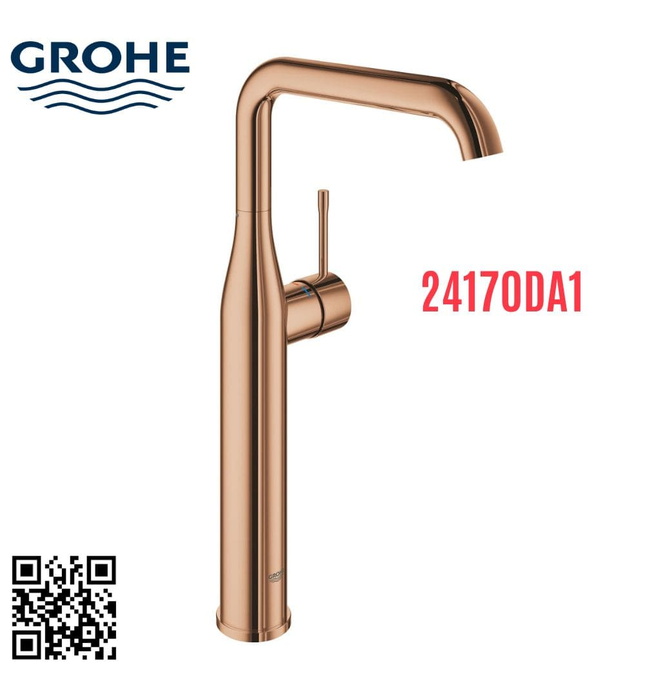 Vòi Chậu Lavabo Nóng Lạnh 1 Lỗ Thân Cao Đức Grohe 24170DA1