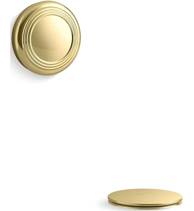 Bộ nút chặn và thoát tràn bồn tắm màu nickel Kallista P21931-00-SN