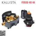 Van chỉnh nhiệt tích hợp điều khiển lưu lượng và dừng Kallista P29500-WS-NA