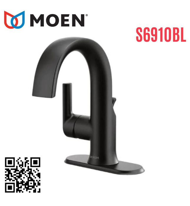Vòi rửa bát màu đen Moen S6910BL