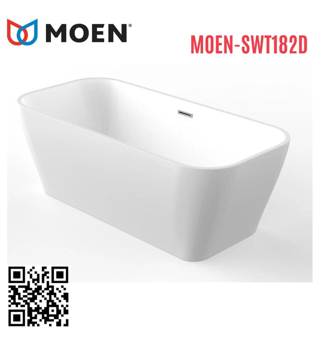 Bồn tắm vuông nhựa đứng MOEN SWT182D